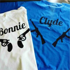 Парні футболки Bonnie / Clyde