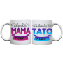 Парні горнятка Найкращі Мама і Тато