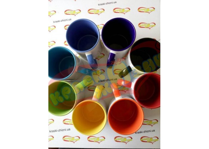 Друк на кольорових чашках