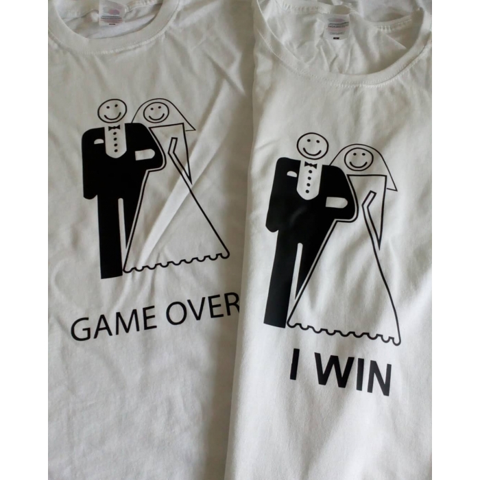 Парні футболки Game Over