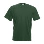 Однотонна чоловіча футболка темно-зеленого кольору