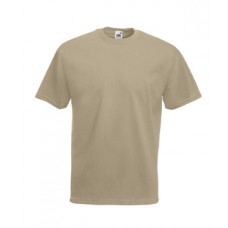 Однотонна чоловіча футболка оливкового кольору