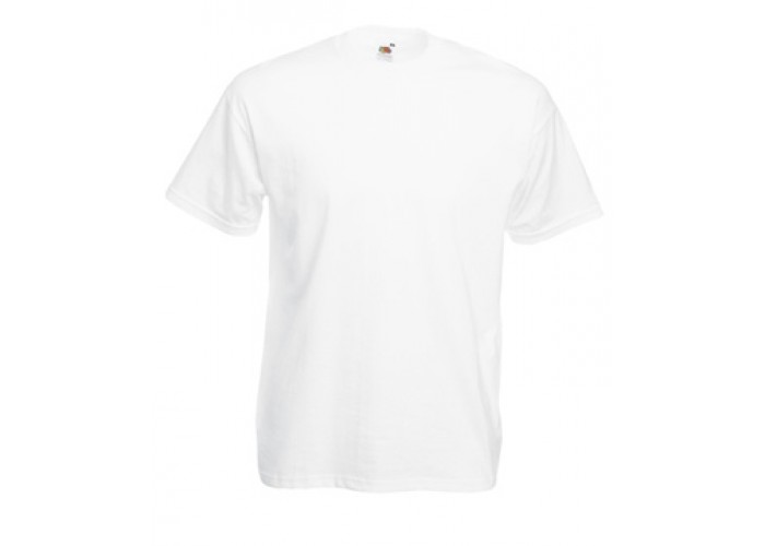 Однотонна чоловіча футболка білого кольору