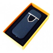 Іменна запальничка USB чорного кольору